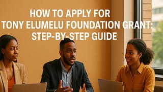 How to Apply for Tony Elumelu Foundation Grant: Step-by-Step Guide (2025)