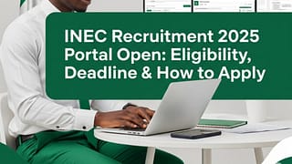 INEC Recruitment 2025 Portal Open: Eligibility, Deadline & How to Apply