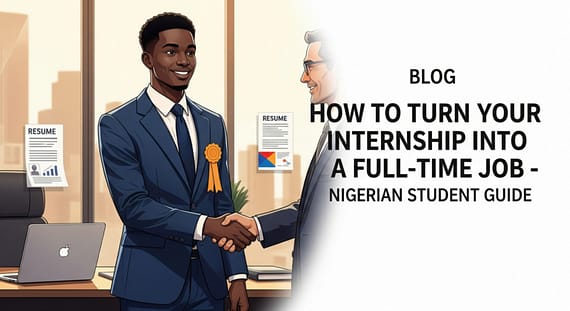 How to Turn Your Internship into a Full-Time Job – Nigerian Student Guide