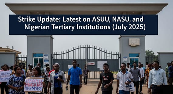 Strike Update: Latest on ASUU, NASU, and Nigerian Tertiary Institutions (July 2025)