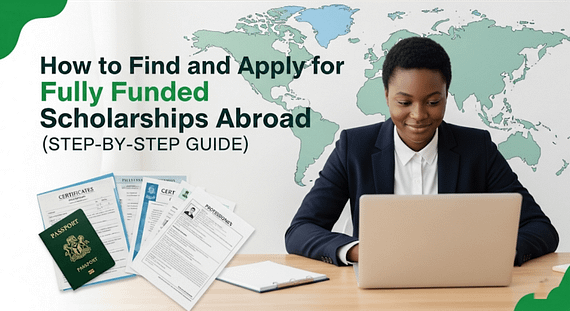 How to Find and Apply for Fully Funded Scholarships Abroad (Step-by-Step Guide)