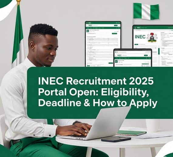 INEC Recruitment 2025 Portal Open: Eligibility, Deadline & How to Apply
